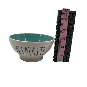 Rae Dunn Farmhouse Namaste Decorative Ceramic Cereal Rice Soup Bowl